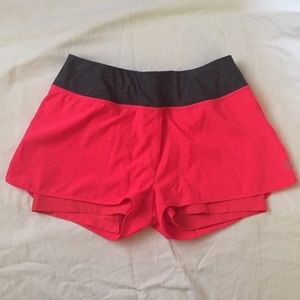 Neon pink MPG running shorts